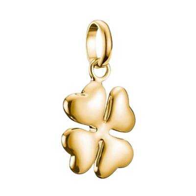 Pendentif Charm Trèfle à 4 Feuilles en Argent 925 Plaqué Or 750 - CC1236-413-39 - Thomas Sabo