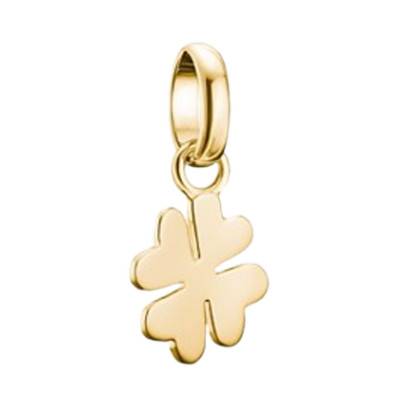 Pendentif Charm Trèfle à 4 Feuilles en Argent 925 Plaqué Or 750 - CC1202-413-39 - Thomas Sabo