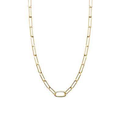 Collier Paperclip en Argent 925 Plaqué Or Jaune 750, Longueur 50 cm - C1207-413-39-L50 - Thomas Sabo
