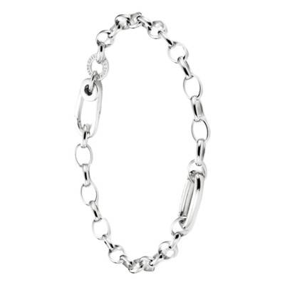 Bracelet Chaîne Ovale en Argent 925, Longueur 15 cm, 17 cm ou 19 cm - C1202-001-21 - Thomas Sabo