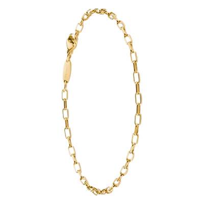 Bracelet Chaîne Paperclip en Argent 925 Plaqué Or Jaune 750, Longueur 16 cm à 19 cm - A2206-413-39-L19v - Thomas Sabo