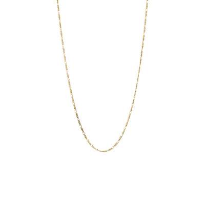 Chaîne Figaro en Argent 925 Plaqué Or Jaune 750, Longueur 40 cm à 45 cm - KE2329-413-39-L45v - Thomas Sabo