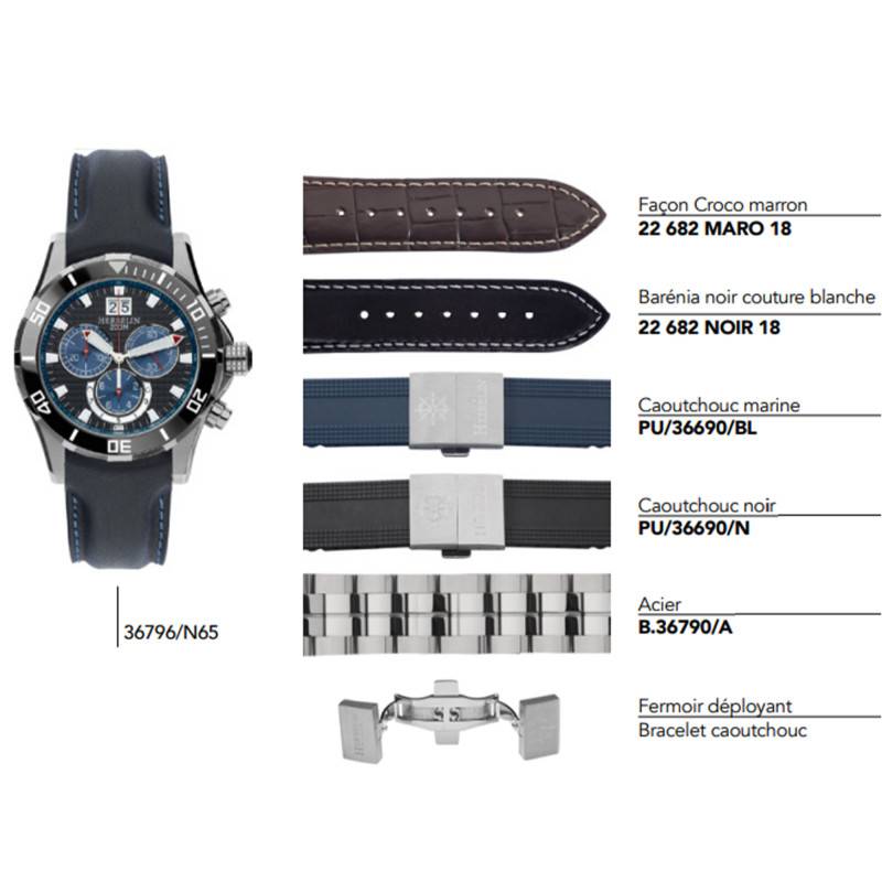 Watch Straps Series 1492/1796/12390/18296 - Herbelin