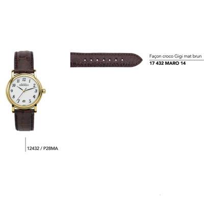Leather Straps for Watch Series 12432 / .. - Herbelin