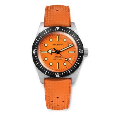 Skindiver Automatic Dive Watch - 38mm - Orange - Wolbrook