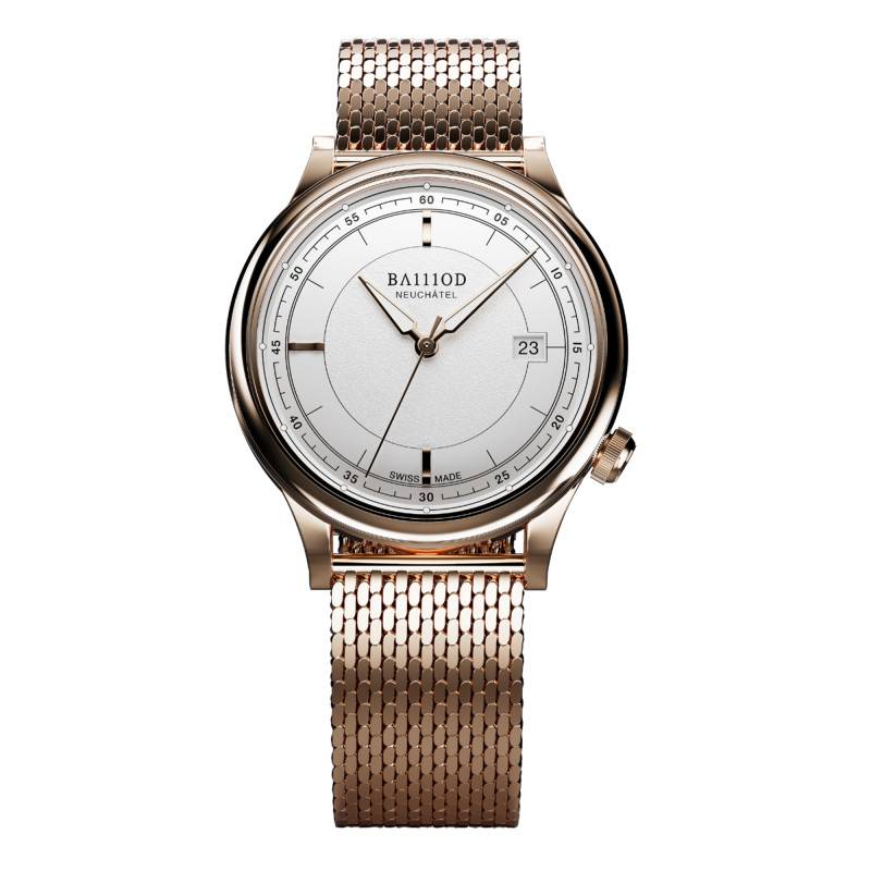 Chapitre 8 White Carnation Gold PVD Watch - BA111OD
