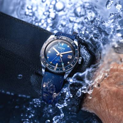 Montre Skindiver GMT Blue 680174B37.BAR254 Edition Limitée - Vulcain