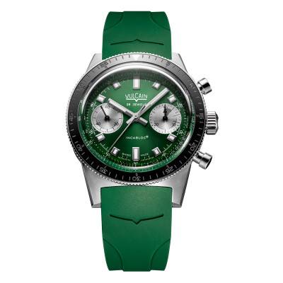 Skindiver Chronograph Green Limited Edition Watch 590176BK7 - Vulcain