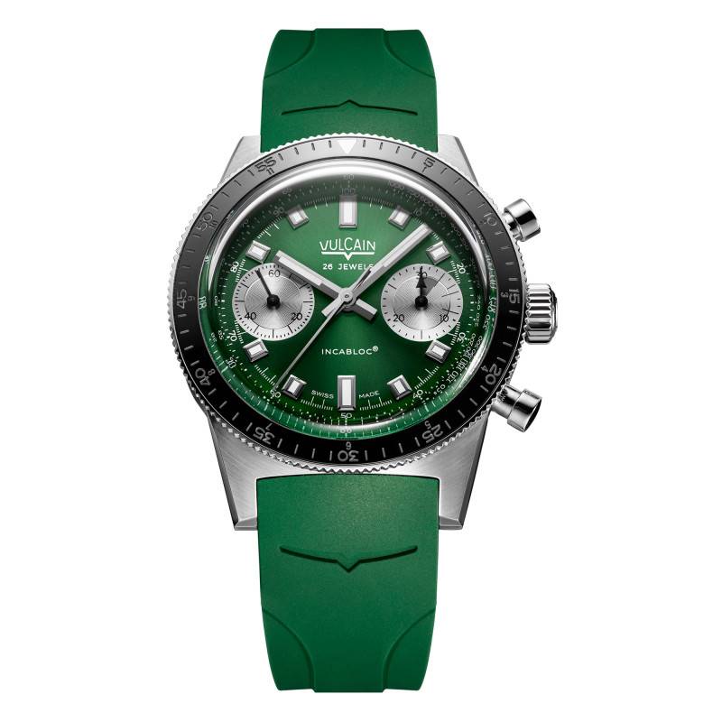 Skindiver Chronograph Green Limited Edition Watch 590176BK7 - Vulcain