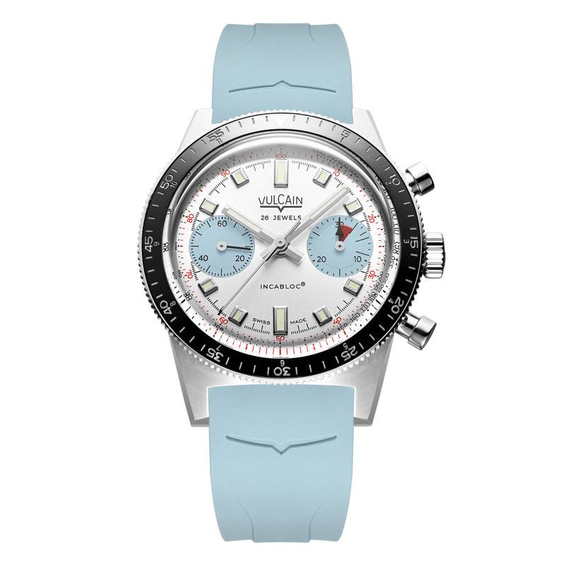 Skindiver Chronograph Ice Blue Limited Edition Watch 590176BL7 - Vulcain