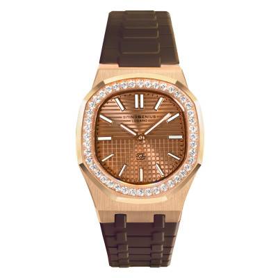 Montre Idiofyia 36 Bruges Lunette Diamants de Synthèse - Genius