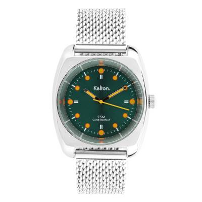 RC 2 Green-Orange Mesh Watch 9122472 - Kelton