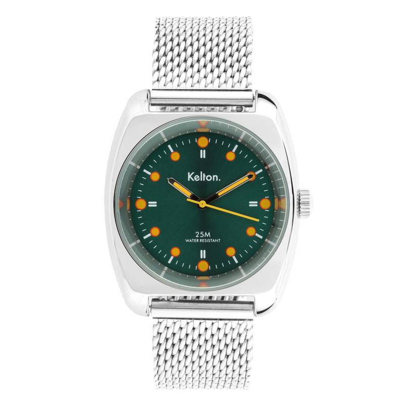 RC 2 Green-Orange Mesh Watch 9122472 - Kelton