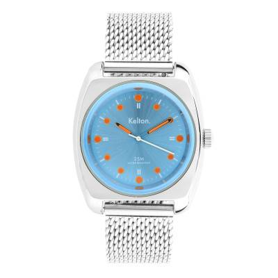 RC 2 Blue-Orange Mesh Watch 9122482 - Kelton