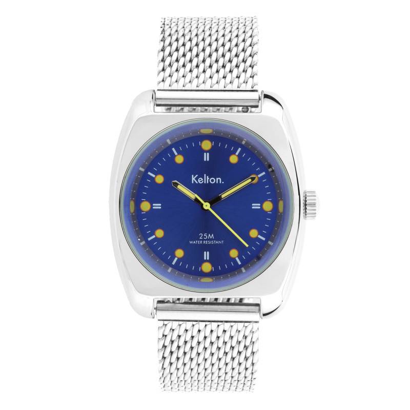 RC 2 Blue-Yellow Mesh Watch 9122492 - Kelton