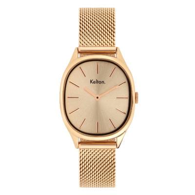 Colorama Mesh Rose Gold Watch 9126282 - Kelton