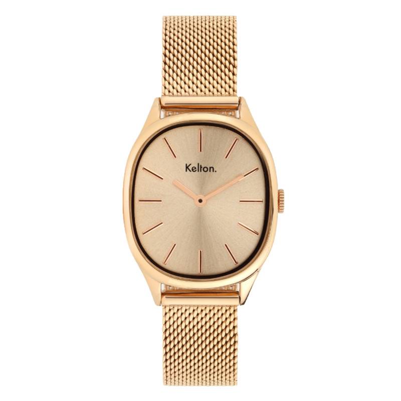 Colorama Mesh Rose Gold Watch 9126282 - Kelton