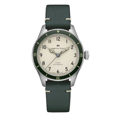 Khaki Aviation Pilot Pioneer 38mm Watch H76255810 - Hamilton