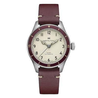 Khaki Aviation Pilot Pioneer 38mm Watch H76265810 - Hamilton