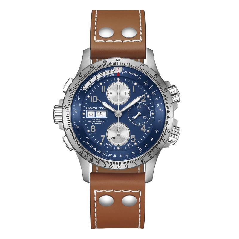 Khaki Aviation X-Wind Autochrono H77506540 Watch - Hamilton