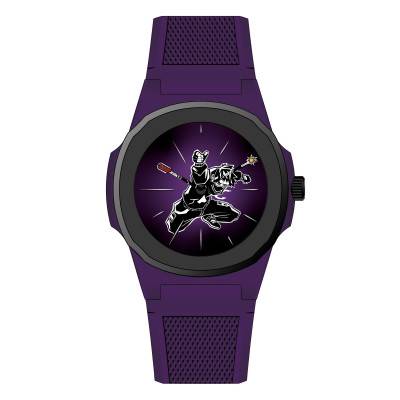 Black Corner x Anka Black Dynamite Watch - Violet, Purple & Black - Black Corner