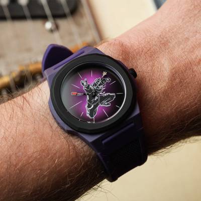 Montre Black Dynamite Black Corner x Anka - Violet, Purple & Noir - Black Corner