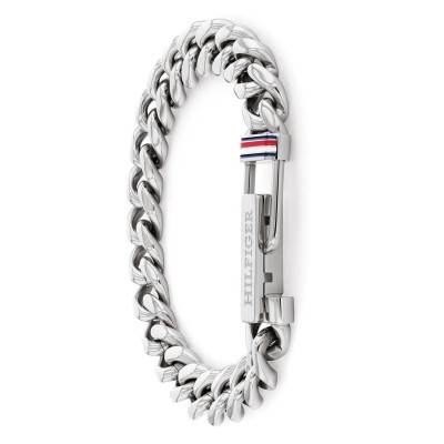 Steel Adjustable Chain Bracelet, Length 19 cm - 2790610 - Tommy Hilfiger