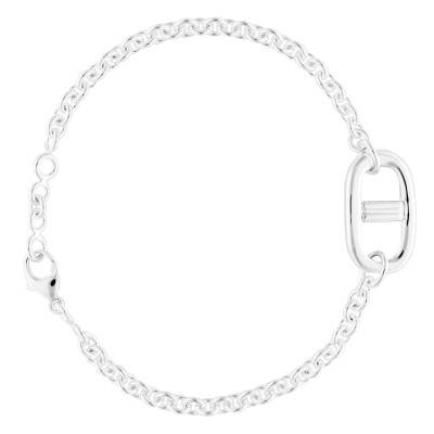 Bracelet Maillon Chaîne d'Ancre en Argent 925, Longueur 19 à 20,50 cm - Artemis