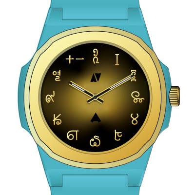 Marco Polo's Journey Black Corner x Anka Watch - Blue & Gold - Black Corner