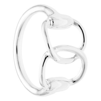 925 Sterling Silver Interlaced Rings Ring - Artemis