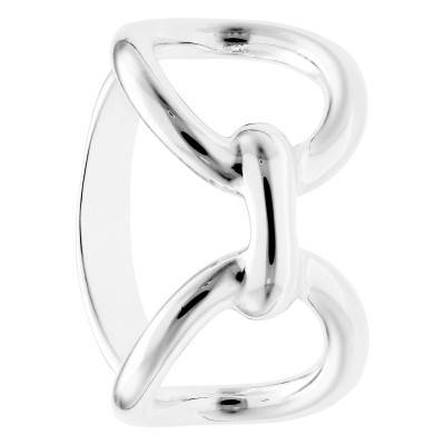 Bague Double Anneaux en Argent 925 - Artemis