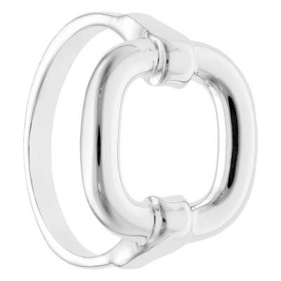 Bague Anneau Carré en Argent 925 - Artemis