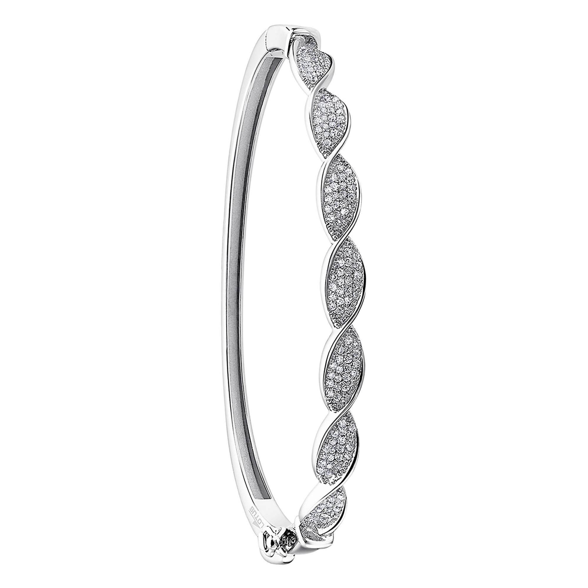 Bracelet Torsadé En Argent Massif 925 - 19 Cm, épaisseur 3 Mm, Poids 2,42 G, Occasion