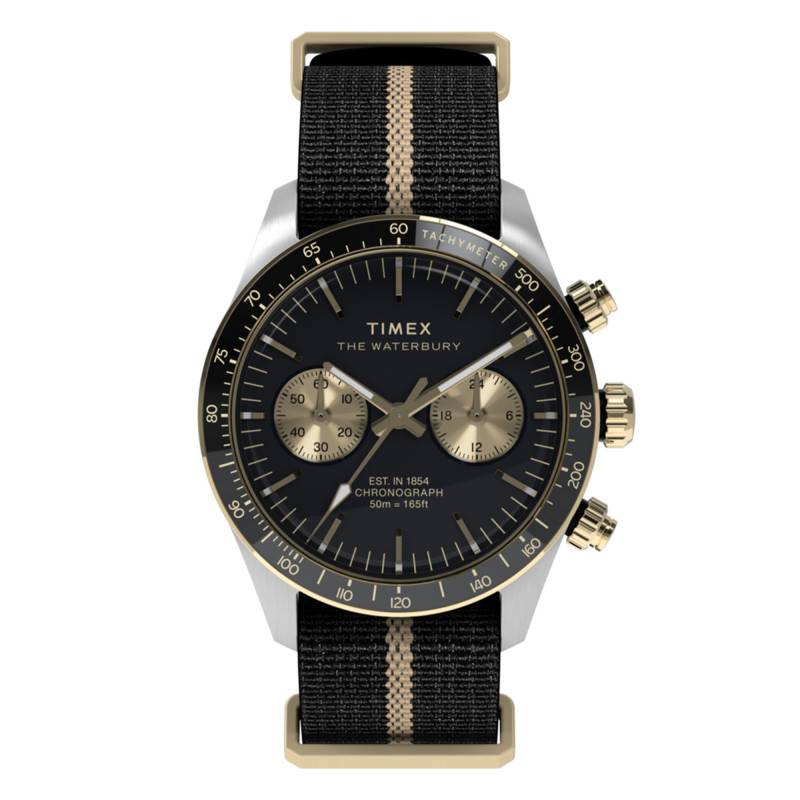 Waterbury Heritage Chronograph 39mm TW2Y35400 Watch - Timex