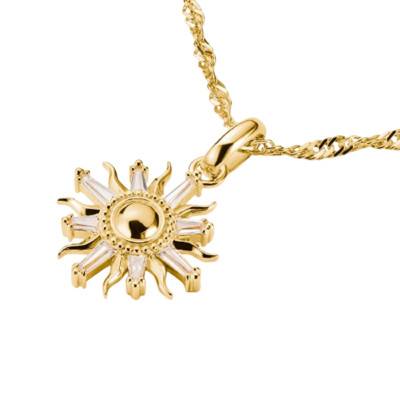 Pendentif Charm Soleil en Plaqué Or & Pierres Blanches - CC1246-414-14 - Thomas Sabo