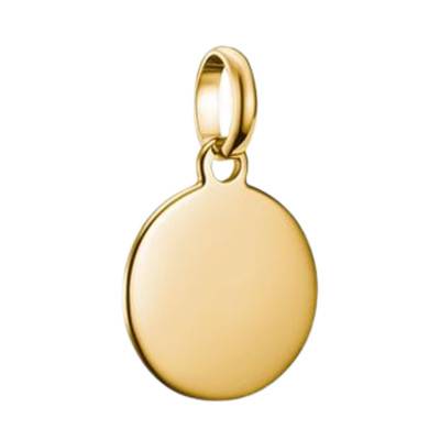Pendentif Charm Rond en Argent 925 Plaqué Or 750 - CC1271-413-39 - Thomas Sabo