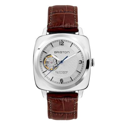 White Steel Clubmaster Legend Open Watch 25739.PS.L.2.LABR - Briston