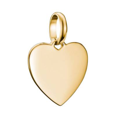 Pendentif Charm Coeur en Argent 925 Plaqué Or 750 - CC1272-413-39 - Thomas Sabo