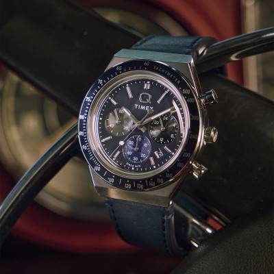 Q Timex Chronograph 40mm TW2Y36100 Watch - Timex