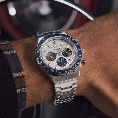 Montre Q Timex Chronograph 40mm TW2Y36200 - Timex