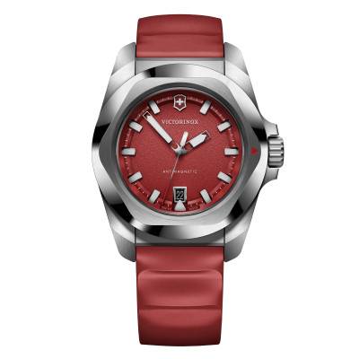Victorinox Red I.N.O.X. Quartz 41mm Watch 242029 - Victorinox