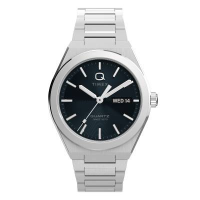 Q Timex Continental Day and Date 39mm Watch TW2Y25000 - Timex