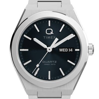 Q Timex Continental Day and Date 39mm Watch TW2Y25000 - Timex