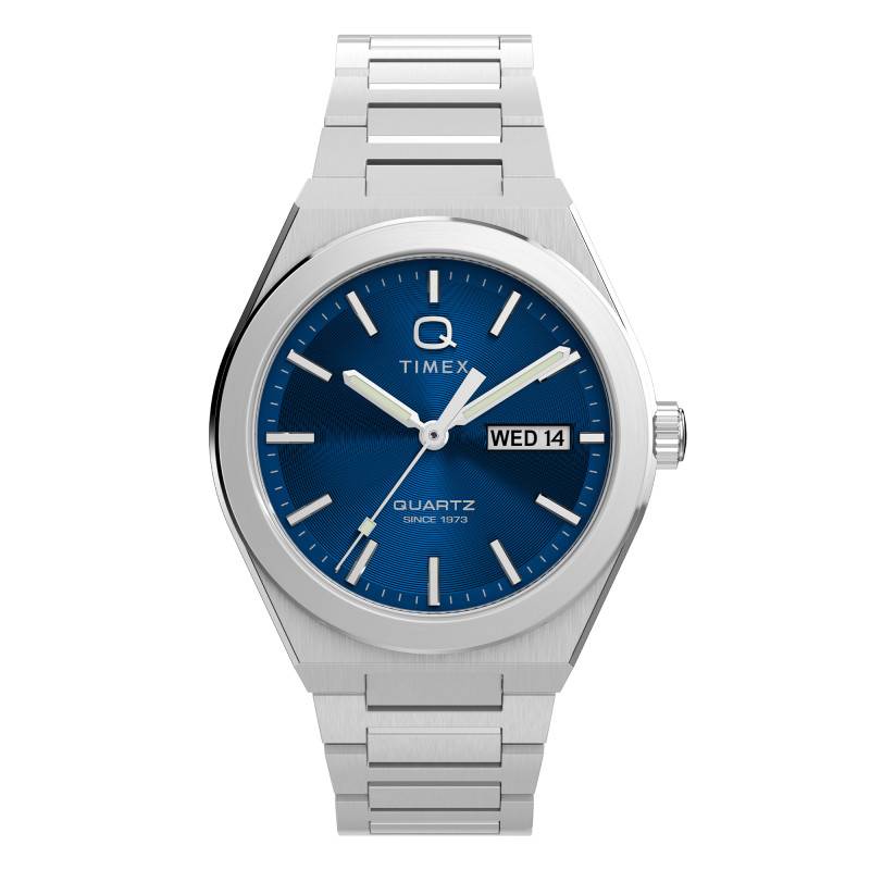 Q Timex Continental Day and Date 39mm Watch TW2Y25100 - Timex