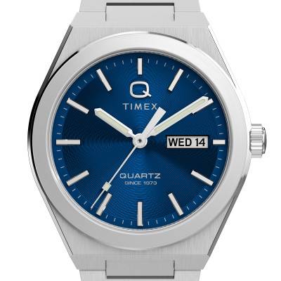 Q Timex Continental Day and Date 39mm Watch TW2Y25100 - Timex