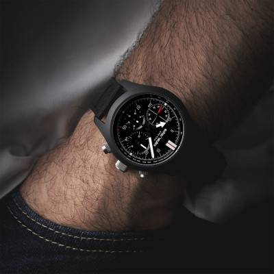 Averau Ceramic Chronograph Watch - Echo/Neutra