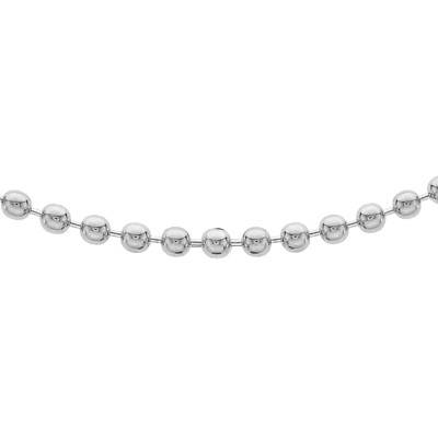Chaîne Maille Boule en Argent 925, Longueur de 45 cm à 60 cm - Manillon