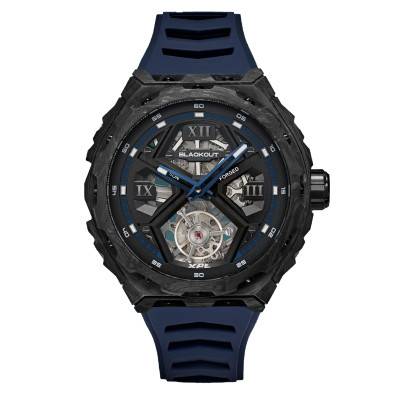 Montre XPE Tourbillon Blue - Blackout Watches