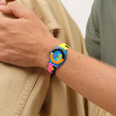 Montre Neon Flumotions SS08S101 - Swatch