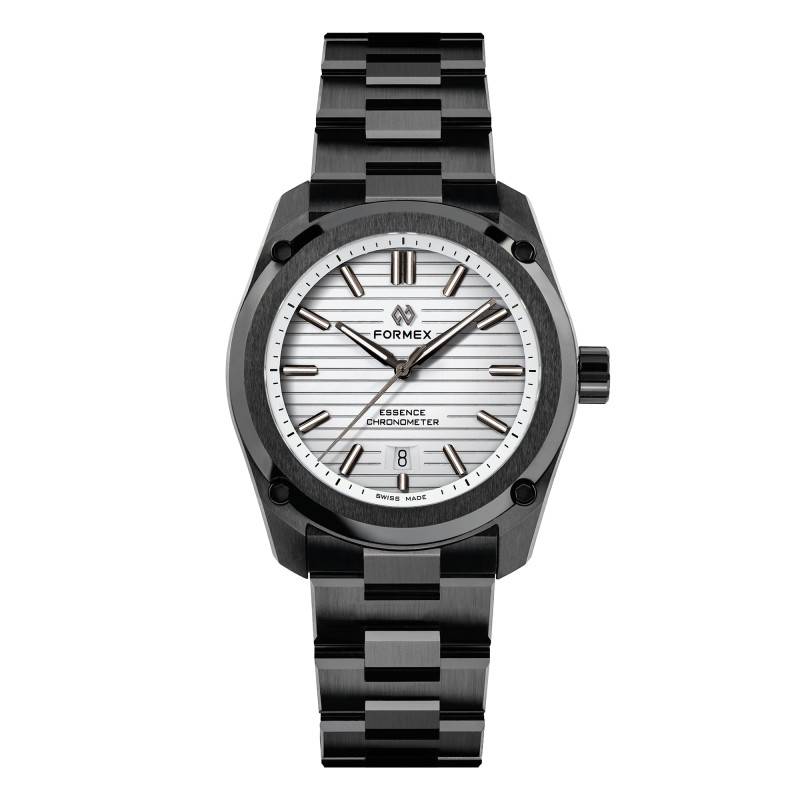 Essence Ceramica COSC Automatic 41mm Watch - Arctic White - Formex